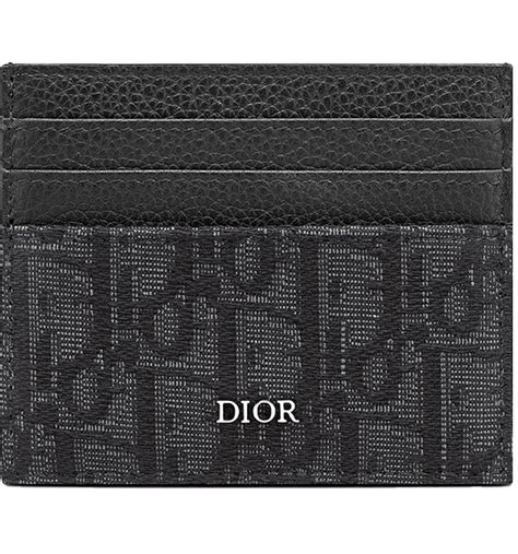 dior cardholder men|dior jacquard card holder.